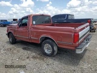 1995 Ford F-150 z VIN 1FTEF15H4SLB41602, wystawiony jako Copart lot #56128135 z przebiegiem Nie podano mil oraz Szkoda całkowita • Salvage title. Historia ofert i sprzedaży dostępna na DreamBid. Obrazek 2.