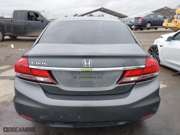 2013 Honda Civic Sdn LX with VIN 19XFB2F5XDE278355, listed as a IAAI auction lot 40952951 with 106,253 mi miles. Bid and sale history available at carsss.com. Image 17.