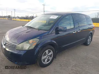 2008 Nissan Quest SL with VIN 5N1BV28U18N109882, listed as a IAAI auction lot 41289709 with 182,458 mi miles. Bid and sale history available at carsss.com. Image 2.