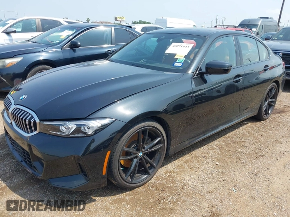 2023 BMW 3 Series 330i with VIN 3MW69FF09P8D39007, listed as a IAAI auction lot 42071643 with 24,781 mi miles and . Bid and sale history available at DreamBid. Image 17.