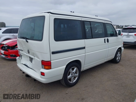 2001 Volkswagen EuroVan MV with VIN WV2NB470X1H144656, listed as a IAAI auction lot 42014536 with 230,707 mi miles and . Bid and sale history available at DreamBid. Image 4.