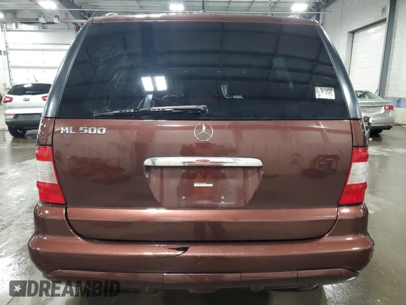 2002 Mercedes-Benz M-Class with VIN 4JGAB75E72A323840, listed as a Copart auction lot 75729384 with 122,811 mi miles and Salvage Title. Bid and sale history available at carsss.com. Image 6.