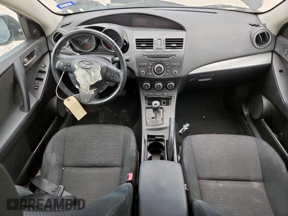 2013 Mazda 3 i Touring with VIN JM1BL1V79D1801389, listed as a Copart auction lot 60032105 with 123,384 mi miles and Salvage title. Bid and sale history available at DreamBid. Image 8.