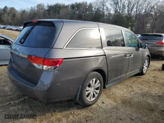 2015 Honda Odyssey EX with VIN 5FNRL5H43FB052851, listed as a Copart auction lot 48834915 with 136,153 mi miles and Clean Title. Bid and sale history available at carsss.com. Image 3.