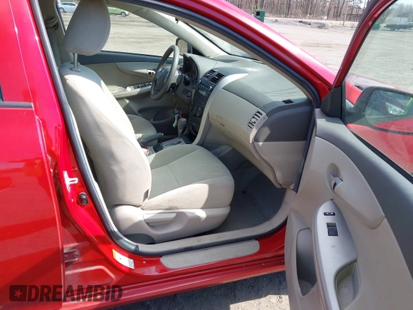 2010 Toyota Corolla with VIN 1NXBU4EE0AZ384781, listed as a IAAI auction lot 41807680 with 88,460 mi miles and . Bid and sale history available at carsss.com. Image 5.