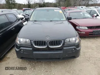 2004 BMW X3 2.5i with VIN WBXPA73494WC41339, listed as a Copart auction lot 89266205 with 0 mi miles and Salvage Title. Bid and sale history available at carsss.com. Image 5.