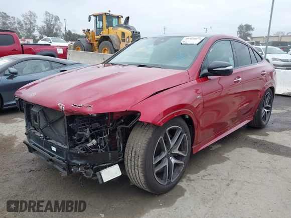 2023 Mercedes-Benz GLE 53 AMG with VIN 4JGFD6BBXPA902431, listed as a IAAI auction lot 40460079 with 17,617 mi miles and . Bid and sale history available at DreamBid. Image 2.