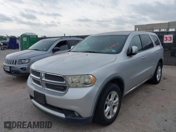 2013 Dodge Durango SXT with VIN 1C4RDHAG8DC647434, listed as a IAAI auction lot 42368085 with 77,533 mi miles and . Bid and sale history available at DreamBid. Image 2.