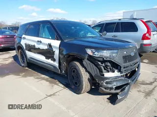 2020 Ford Police Interceptor Utility z VIN 1FM5K8AB7LGC00931, wystawiony jako IAAI lot #41598554 z przebiegiem 92 886 mil mil oraz . Historia ofert i sprzedaży dostępna na DreamBid. Obrazek 1.