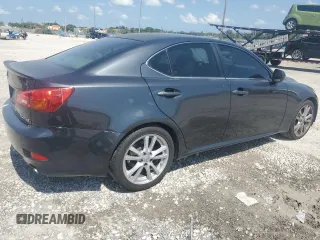 2006 Lexus IS 250 z VIN JTHBK262562017654, wystawiony jako Copart lot #55557615 z przebiegiem 188 537 mil mil oraz Szkoda całkowita • Salvage title. Historia ofert i sprzedaży dostępna na DreamBid. Obrazek 3.