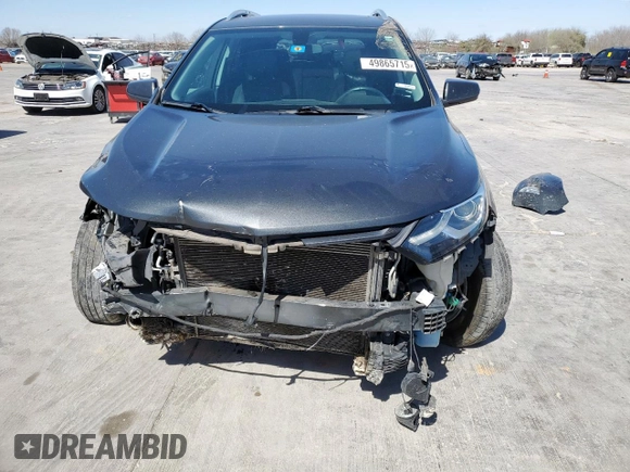 2018 Chevrolet Equinox LT with VIN 2GNAXJEV7J6239989, listed as a Copart auction lot 49865715 with 135,297 mi miles and Salvage Title. Bid and sale history available at carsss.com. Image 5.