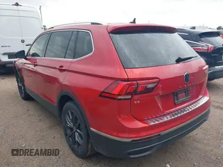 2022 Volkswagen Tiguan SE with VIN 3VV3B7AX7NM170227, listed as a IAAI auction lot 42161892 with 37,092 mi miles and . Bid and sale history available at DreamBid. Image 3.