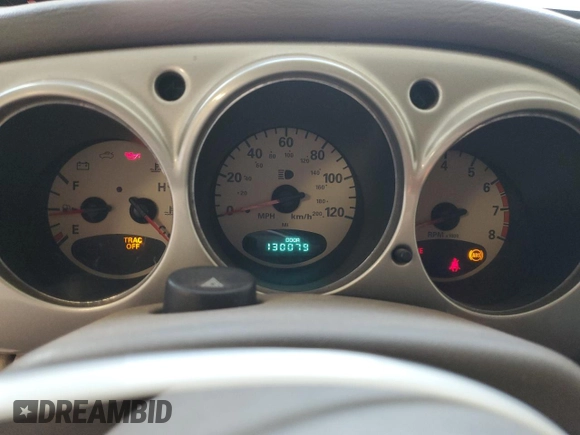2001 Chrysler PT Cruiser with VIN 3C8FY4BBX1T654189, listed as a Copart auction lot 82694654 with 130,079 mi miles and Clean Title. Bid and sale history available at DreamBid. Image 9.
