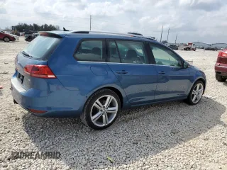 2017 Volkswagen Golf SportWagen S with VIN 3VWC17AUXHM543785, listed as a Copart auction lot 47278995 with 119,017 mi miles and Salvage Title. Bid and sale history available at carsss.com. Image 3.