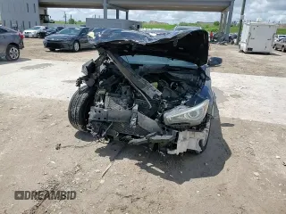 2014 Infiniti Q50 Premium with VIN JN1BV7AP1EM688303, listed as a Copart auction lot 60637845 with 160,017 mi miles and Salvage title. Bid and sale history available at DreamBid. Image 13.
