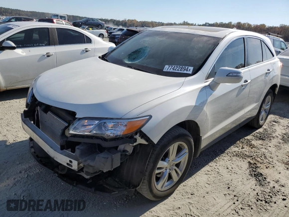 2014 Acura RDX with VIN 5J8TB3H38EL006658, listed as a Copart auction lot 77422894 with 202,552 mi miles and Salvage Title. Bid and sale history available at carsss.com. Image 1.