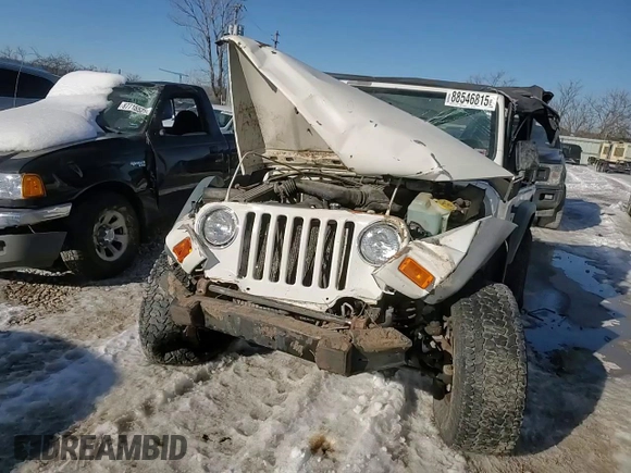 1998 Jeep Wrangler SE with VIN 1J4FY29P0WP707480, listed as a Copart auction lot 88546815 with 0 mi miles and Salvage Title. Bid and sale history available at carsss.com. Image 11.