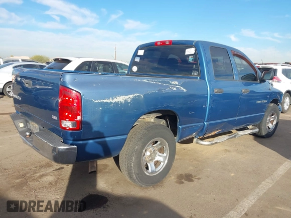 2004 Dodge 1500 SLT with VIN 1D7HA18N34S723850, listed as a IAAI auction lot 41501591 with 134,501 mi miles. Bid and sale history available at carsss.com. Image 4.