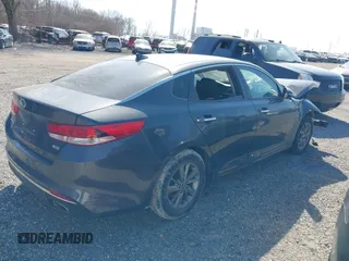 2016 Kia Optima LX Turbo with VIN 5XXGT4L11GG065207, listed as a IAAI auction lot 41770660 with 108,646 mi miles. Bid and sale history available at carsss.com. Image 4.