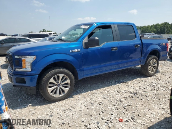 2018 Ford F-150 XL with VIN 1FTEW1EP4JFC94209, listed as a Copart auction lot 65153355 with 87,866 mi miles and Clean title. Bid and sale history available at DreamBid. Image 1.