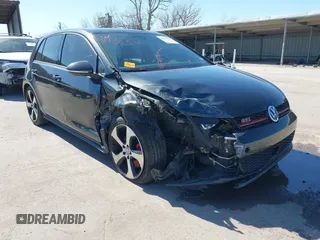 2017 Volkswagen Golf GTI S with VIN 3VW447AU1HM049147, listed as a IAAI auction lot 41775702 with 70,100 mi miles. Bid and sale history available at carsss.com. Image 6.