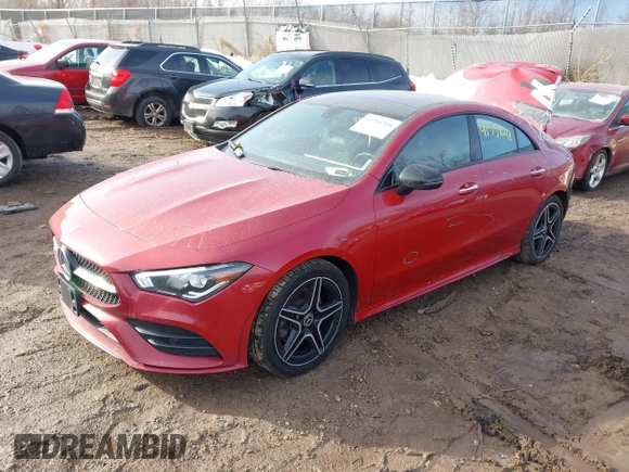2022 Mercedes-Benz CLA 250 with VIN W1K5J4HB2NN272503, listed as a IAAI auction lot 41756218 with 45,477 mi miles and . Bid and sale history available at DreamBid. Image 19.