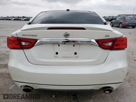 2016 Nissan Maxima S with VIN 1N4AA6AP5GC408105, listed as a Copart auction lot 59423595 with 97,608 mi miles and Salvage title. Bid and sale history available at DreamBid. Image 6.