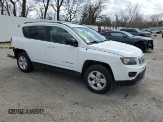 2015 Jeep Compass Sport with VIN 1C4NJCBA2FD325826, listed as a Copart auction lot 49446245 with 63,167 mi miles and Salvage Title. Bid and sale history available at carsss.com. Image 4.