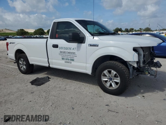 2016 Ford F-150 XL with VIN 1FTMF1C8XGKD85931, listed as a Copart auction lot 51769195 with 182,856 mi miles and Salvage Title. Bid and sale history available at DreamBid. Image 4.