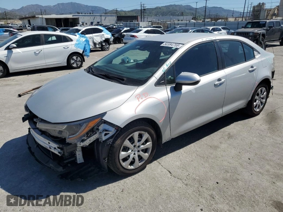 2022 Toyota Corolla LE with VIN 5YFEPMAE8NP341808, listed as a Copart auction lot 50384755 with 49,032 mi miles and Salvage Title. Bid and sale history available at carsss.com. Image 1.
