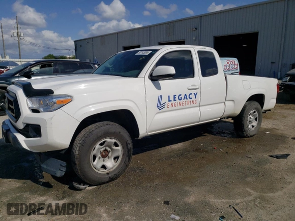 2022 Toyota Tacoma SR z VIN 3TYRZ5CN9NT020581, wystawiony jako Copart lot #53743095 z przebiegiem 70 833 mil mil oraz Szkoda całkowita • Salvage title. Historia ofert i sprzedaży dostępna na DreamBid. Obrazek 1.