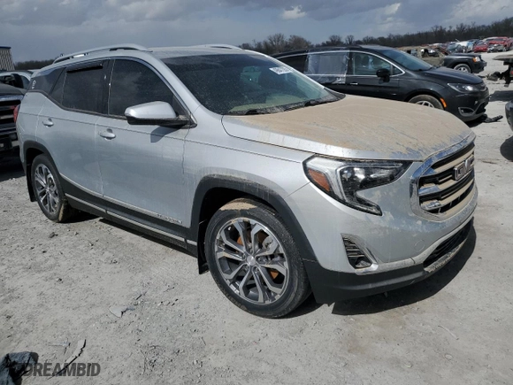 2019 GMC Terrain SLT with VIN 3GKALPEX0KL345355, listed as a Copart auction lot 49847285 with 0 mi miles and Salvage Title. Bid and sale history available at carsss.com. Image 4.