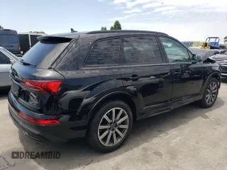 2022 Audi Q7 Premium Plus with VIN WA1LJBF75ND010480, listed as a Copart auction lot 59338214 with 14,851 mi miles and Salvage title. Bid and sale history available at DreamBid. Image 3.