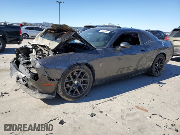2016 Dodge Challenger 392 Hemi Scat Pack Shaker z VIN 2C3CDZFJ8GH279147, wystawiony jako Copart lot #41882095 z przebiegiem 98 874 mil mil oraz Szkoda całkowita • Salvage title. Historia ofert i sprzedaży dostępna na DreamBid. Obrazek 1.
