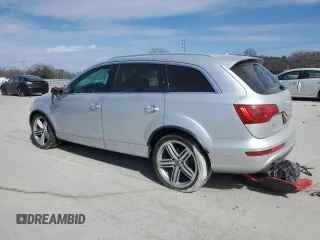 2014 Audi Q7 3.0T S line Prestige with VIN WA1DGAFEXED003312, listed as a Copart auction lot 46977585 with 173,365 mi miles and Salvage Title. Bid and sale history available at carsss.com. Image 2.