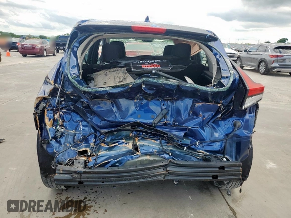2025 Nissan LEAF SV Plus with VIN 1N4CZ1CV8SC561070, listed as a Copart auction lot 54385235 with 572 mi miles and Salvage Title. Bid and sale history available at carsss.com. Image 6.
