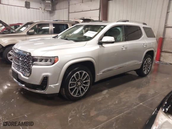 2020 GMC Acadia Denali with VIN 1GKKNXLS9LZ215459, listed as a IAAI auction lot 40815587 with 58,389 mi miles. Bid and sale history available at carsss.com. Image 19.
