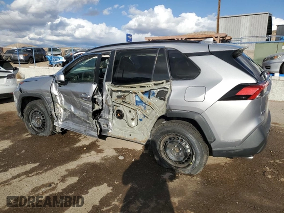 2021 Toyota RAV4 LE with VIN 2T3G1RFV7MC233203, listed as a Copart auction lot 49264545 with 45,183 mi miles and Salvage Title. Bid and sale history available at carsss.com. Image 2.