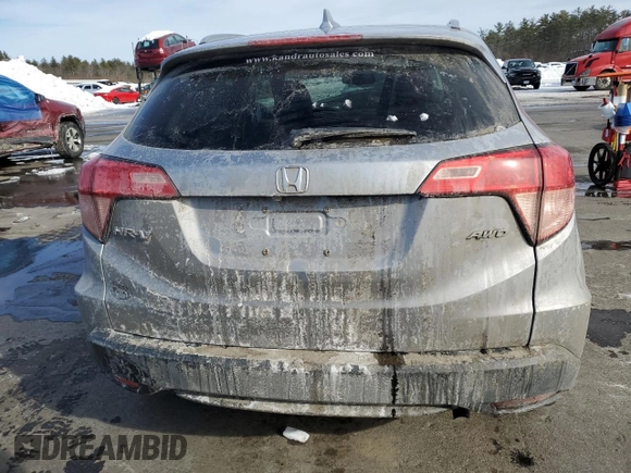 2018 Honda HR-V EX-L with VIN 3CZRU6H71JM722294, listed as a Copart auction lot 46113695 with 85,728 mi miles and Salvage Title. Bid and sale history available at DreamBid. Image 6.