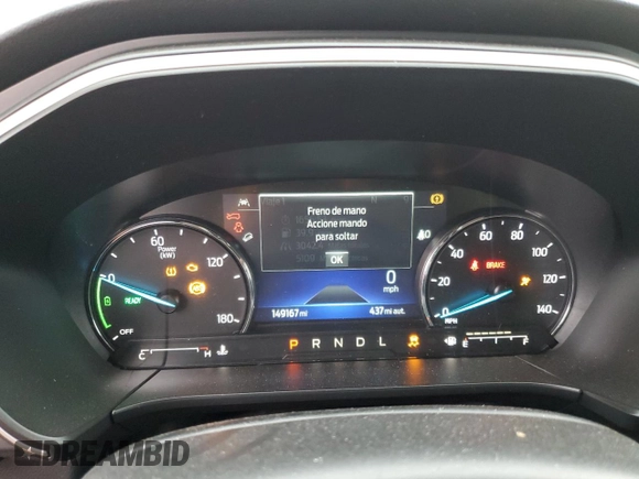 2021 Ford Escape SE Hybrid with VIN 1FMCU9BZ3MUA68658, listed as a Copart auction lot 55977435 with 149,167 mi miles and Salvage title. Bid and sale history available at DreamBid. Image 9.