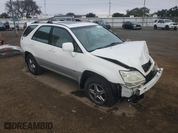 2002 Lexus RX 300 with VIN JTJGF10U320138265, listed as a Copart auction lot 78232804 with 242,046 mi miles and Salvage Title. Bid and sale history available at carsss.com. Image 4.