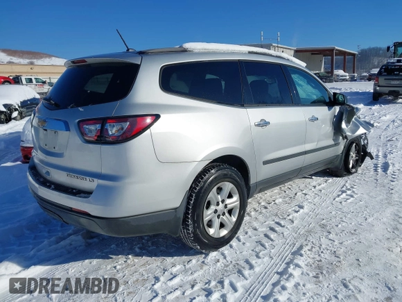 2013 Chevrolet Traverse LS with VIN 1GNKVFKD1DJ104162, listed as a IAAI auction lot 41299219 with 134,870 mi miles and . Bid and sale history available at DreamBid. Image 4.