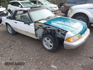1992 Ford Mustang with VIN 1FACP44M0NF108478, listed as a IAAI auction lot 42730490 with 75,662 mi miles and . Bid and sale history available at DreamBid. Image 1.