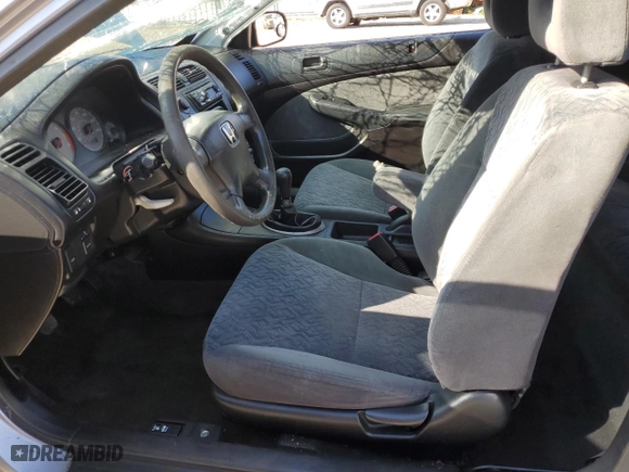 2002 Honda Civic LX with VIN 1HGEM21502L062792, listed as a Copart auction lot 48700715 with 190,713 mi miles and Salvage Title. Bid and sale history available at carsss.com. Image 7.