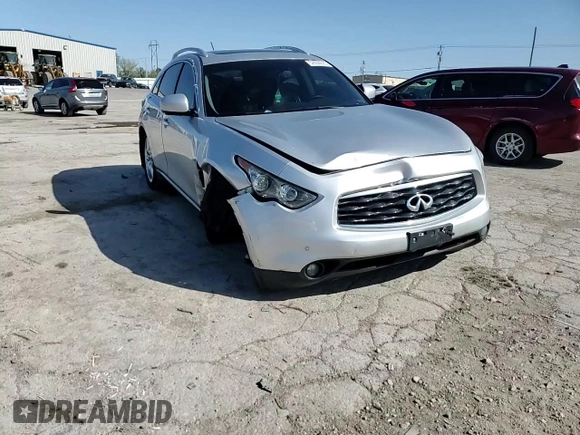 2010 Infiniti FX with VIN JN8AS1MW6AM851138, listed as a Copart auction lot 52698625 with 202,829 mi miles and Salvage title. Bid and sale history available at DreamBid. Image 12.