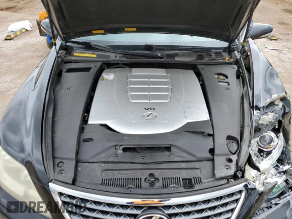 2010 Lexus LS 460 z VIN JTHCL5EF9A5008292, wystawiony jako Copart lot #55456485 z przebiegiem 134 182 mil mil oraz Szkoda całkowita • Salvage title. Historia ofert i sprzedaży dostępna na DreamBid. Obrazek 11.