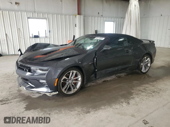 2017 Chevrolet Camaro 2SS with VIN 1G1FH3D76H0110079, listed as a Copart auction lot 52519555 with 4,904 mi miles and Salvage Title. Bid and sale history available at DreamBid. Image 1.