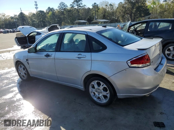 2008 Ford Focus SE with VIN 1FAHP35N08W214389, listed as a Copart auction lot 49885965 with 143,268 mi miles and Salvage Title. Bid and sale history available at DreamBid. Image 2.
