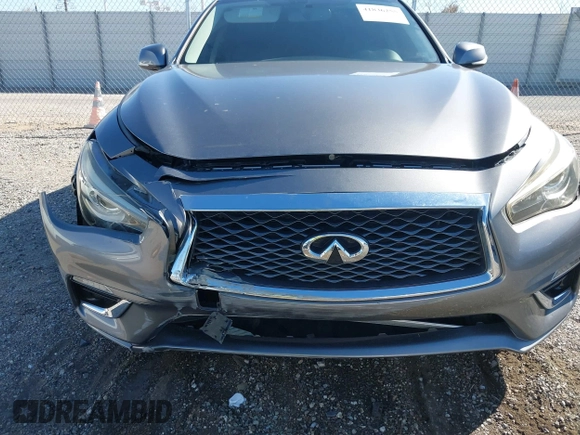 2019 Infiniti Q50 3.0t LUXE with VIN JN1EV7AP9KM516769, listed as a IAAI auction lot 41836255 with 40,017 mi miles. Bid and sale history available at carsss.com. Image 6.
