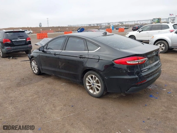 2020 Ford Fusion SE with VIN 3FA6P0HD3LR188567, listed as a IAAI auction lot 41494204 with 57,360 mi miles. Bid and sale history available at carsss.com. Image 3.